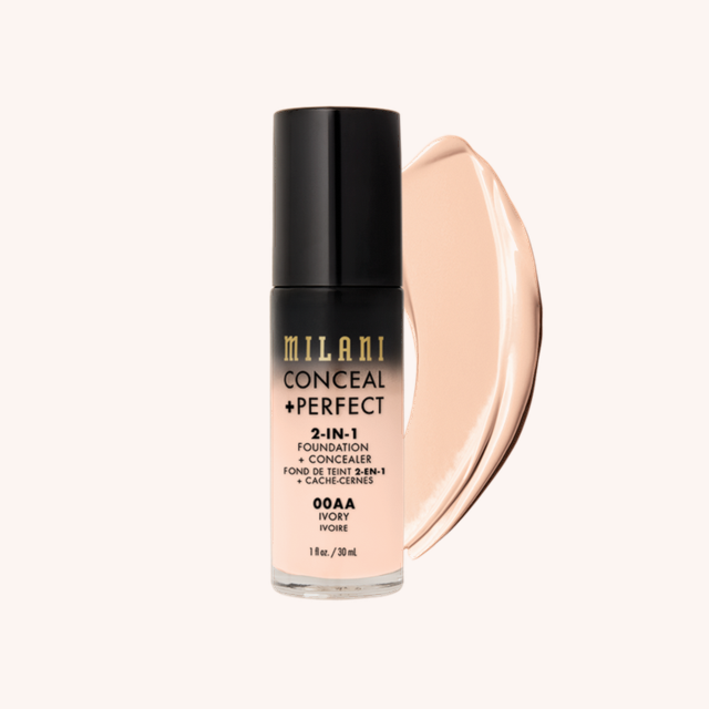 Conceal + Perfect 2-In-1 Foundation 00AA Ivory
