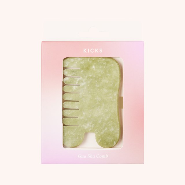 Gua Sha Comb Green