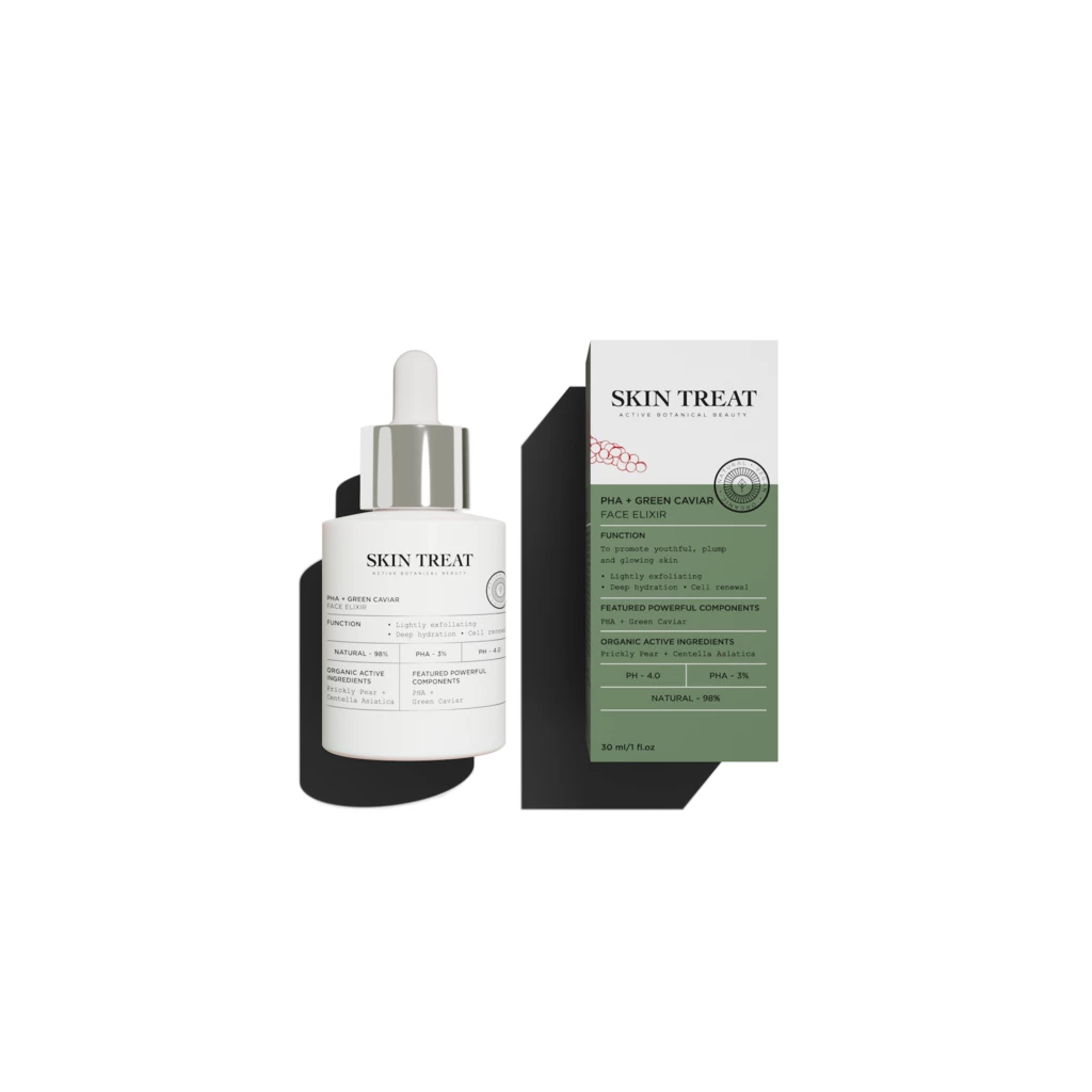 SKIN TREAT PHA + Green Caviar Face Elixir 30 ml