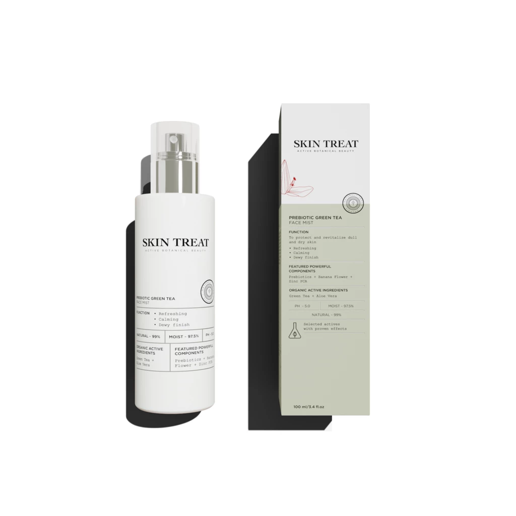 SKIN TREAT Prebiotic Green Tea Face Mist 100 ml