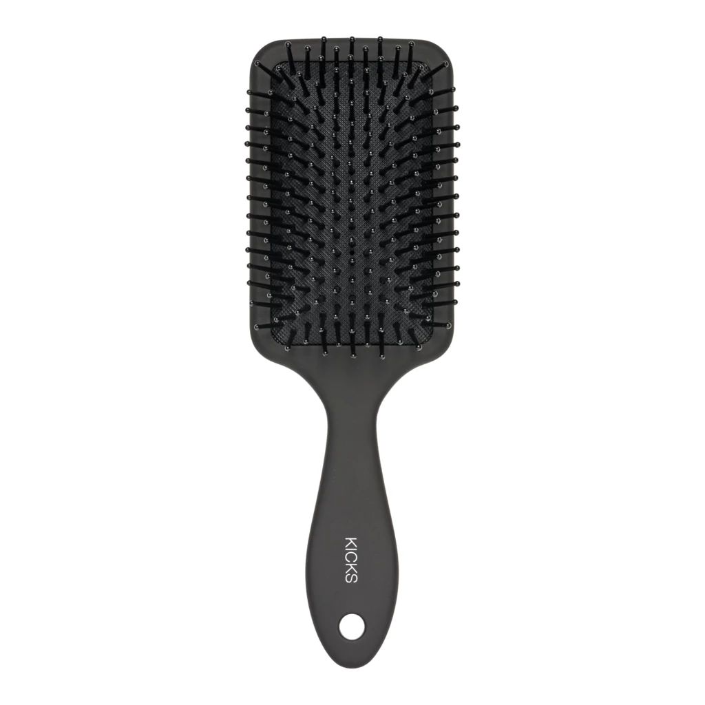 KICKS Beauty Paddle Brush Matte Black