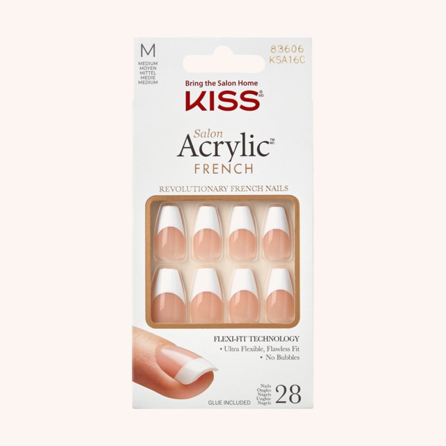 Acrylic French Color - Je T'aime 28 pcs