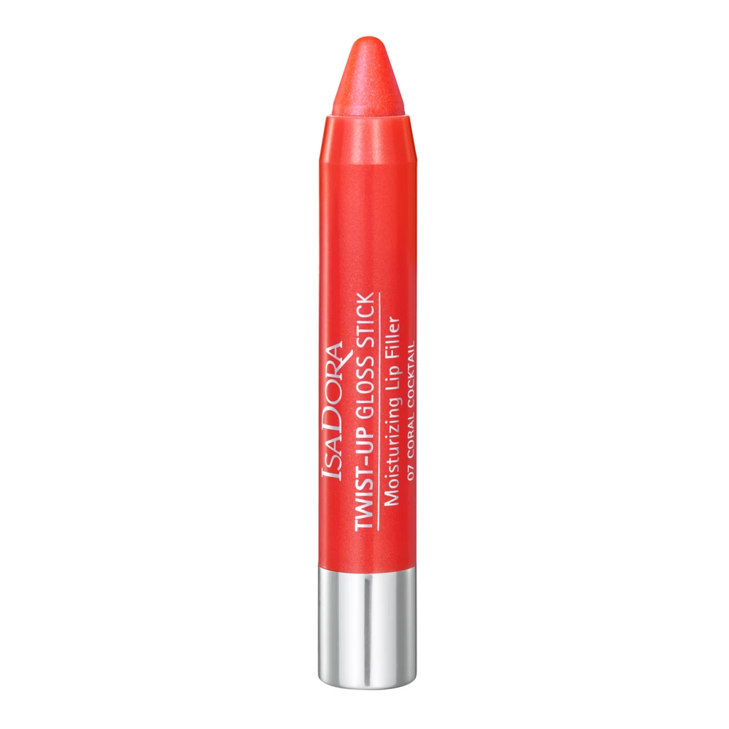 Isadora Twist-Up Gloss Stick 07 Coral Cocktail