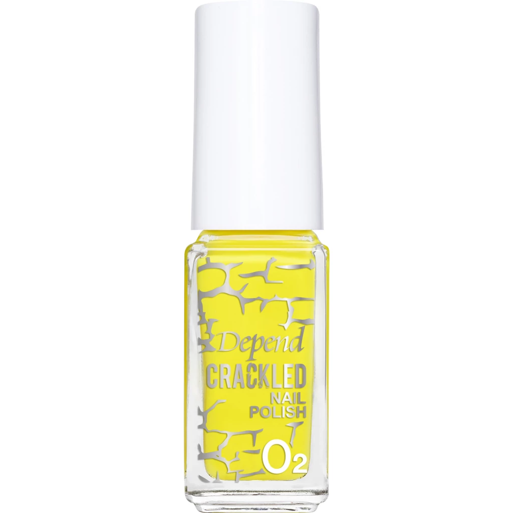 O2 Crackled Nail Polish 5150 Sunshine Lemonade