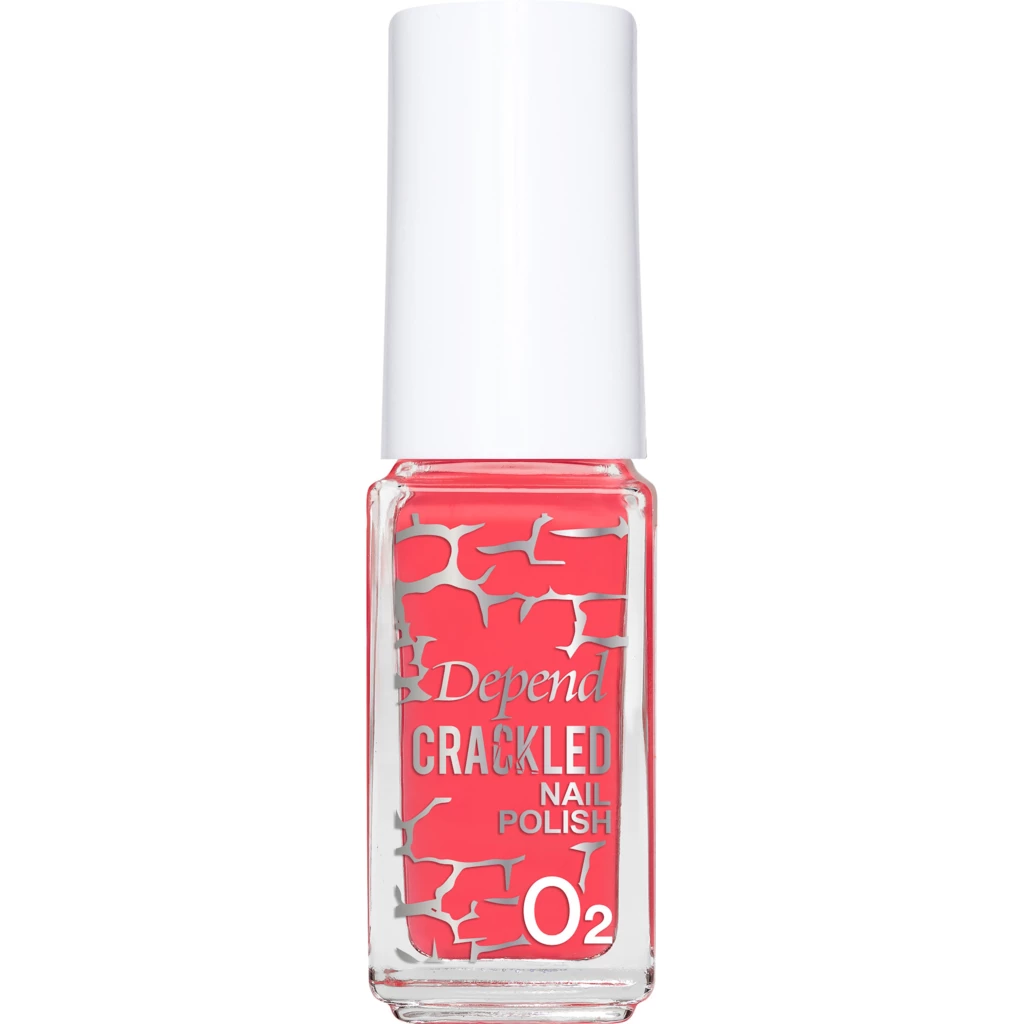 O2 Crackled Nail Polish 5154 U Crack Me Up