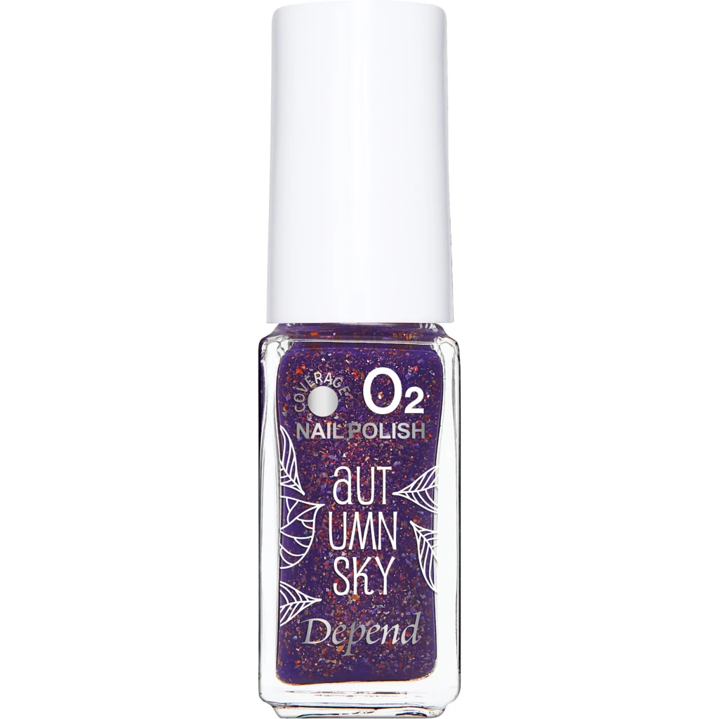 O2 Autumn Sky Nail Polish 5165 Midnight Purple