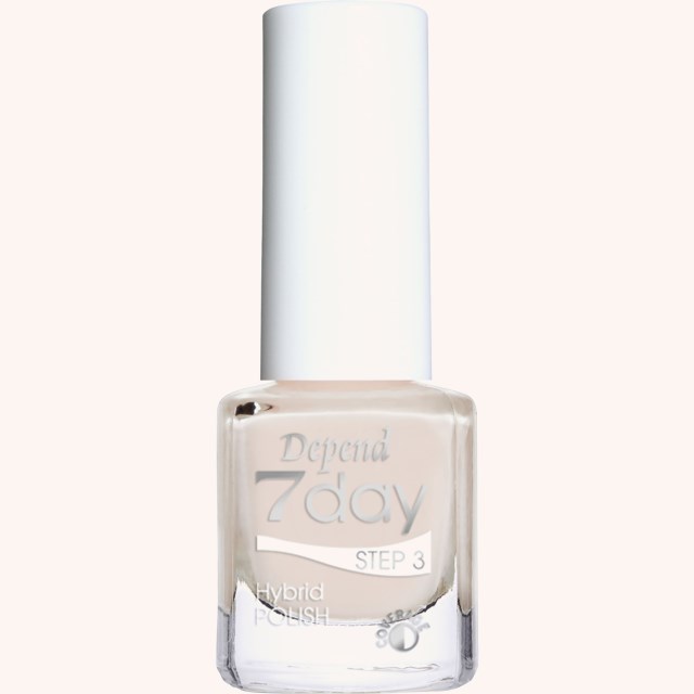 7 Day Hybrid Nail Polish - No Work, All Play Collection 7327 Milky White