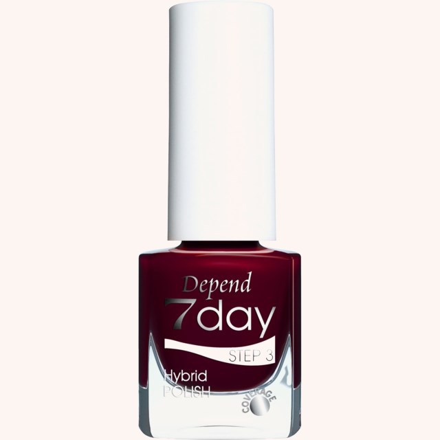 7day Hybrid Polish - Showstopper 7329 Dress Of Bordeaux