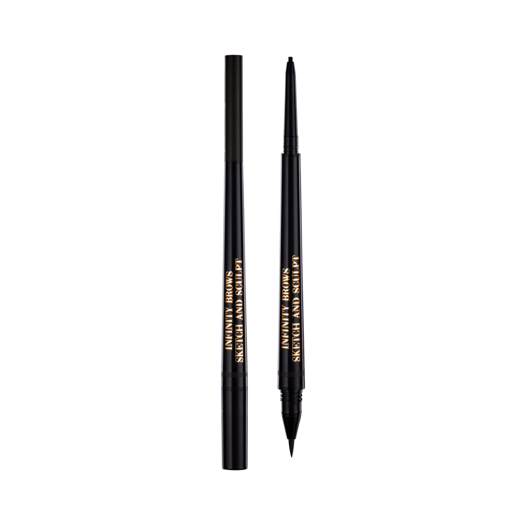 Infinity Power Brows Sketch And Sculpt Liquid Liner & Pencil Almost Black