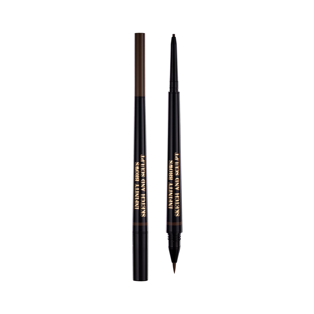 Infinity Power Brows Sketch And Sculpt Liquid Liner & Pencil Dark Brown