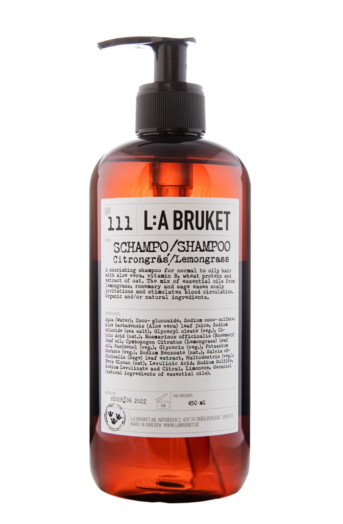 L:A Bruket 111 Shampoo Lemongrass 450 ml