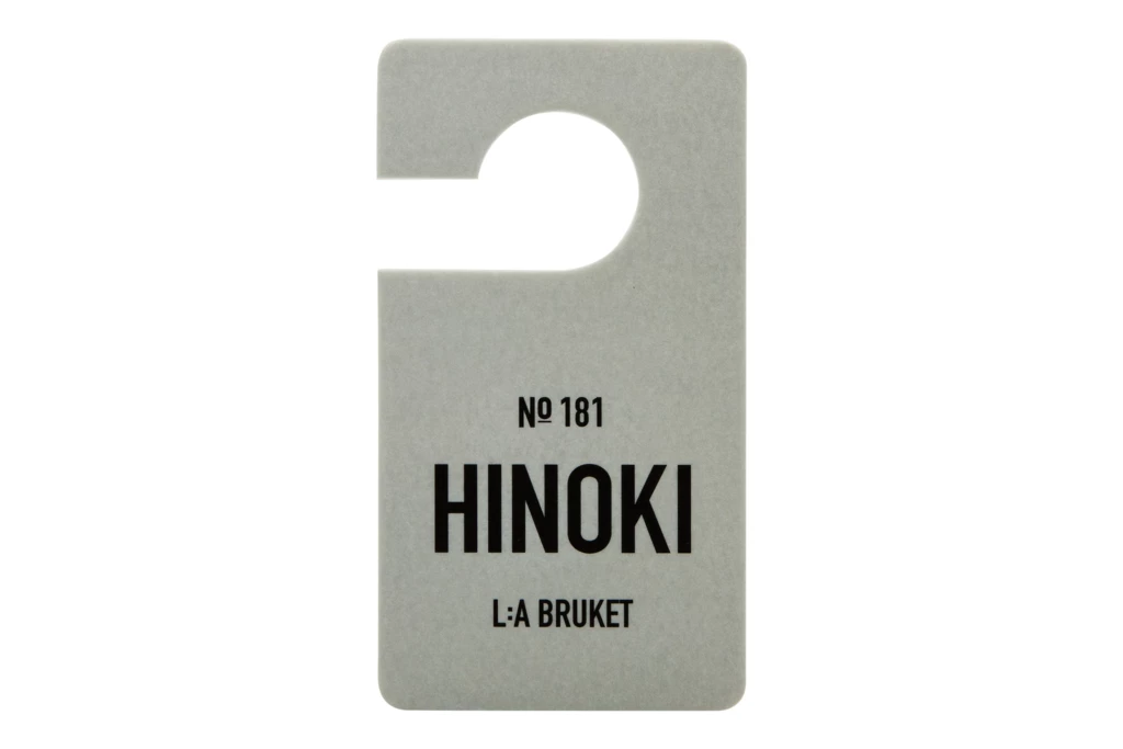 L:a Bruket 181 Fragrance Tag Hinoki