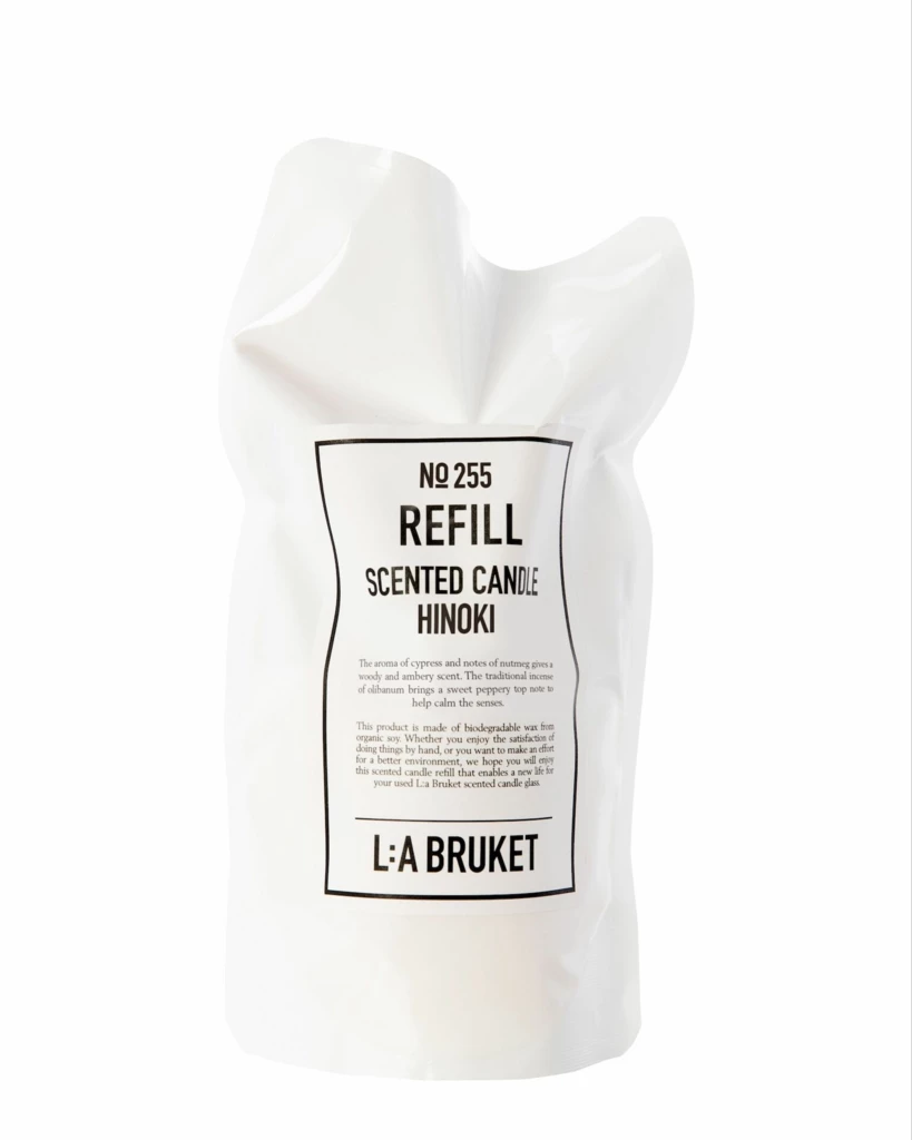 L:a Bruket 255 Scented Candle Hinoki Refill 260 g