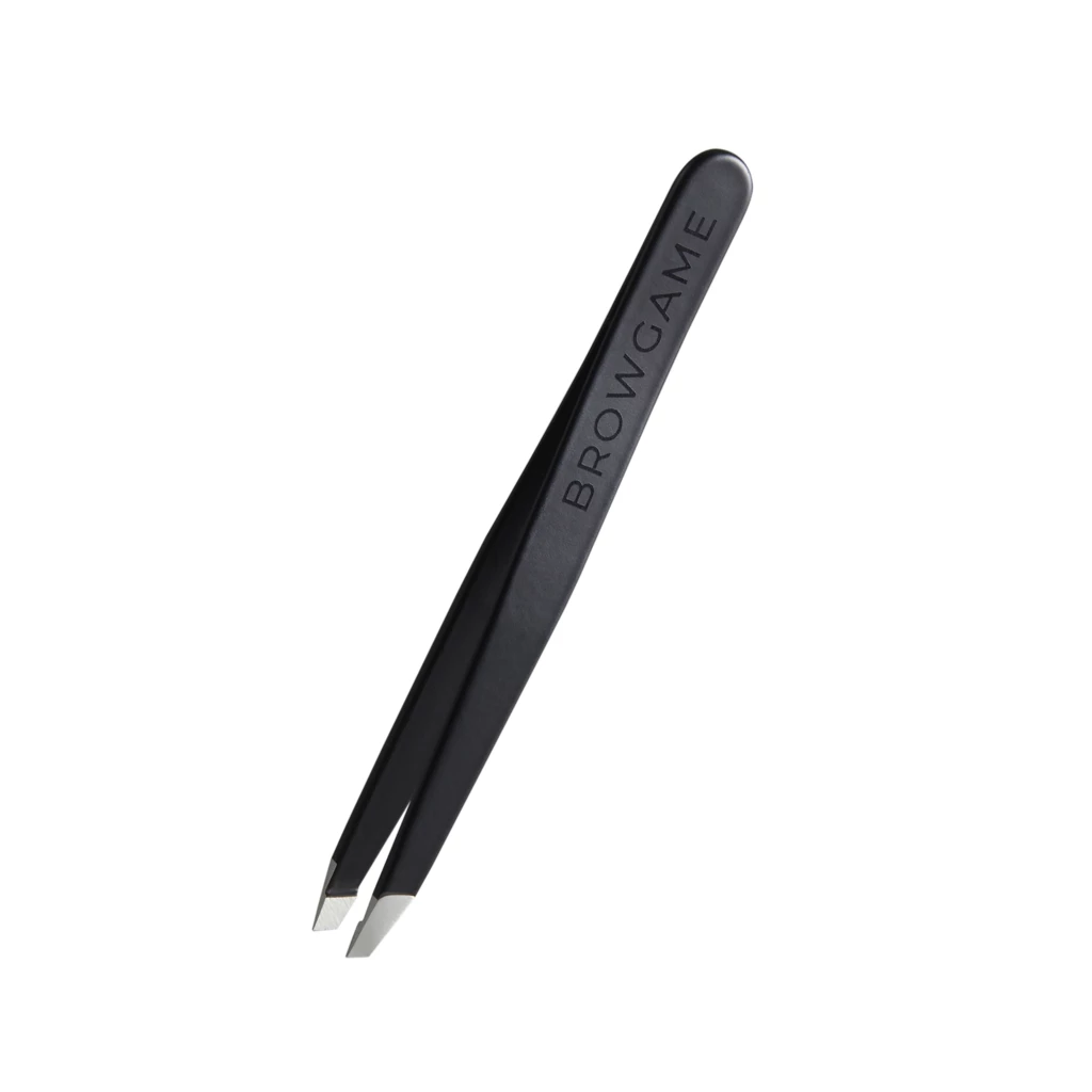 Signature Tweezer Slanted Soft Touch Black