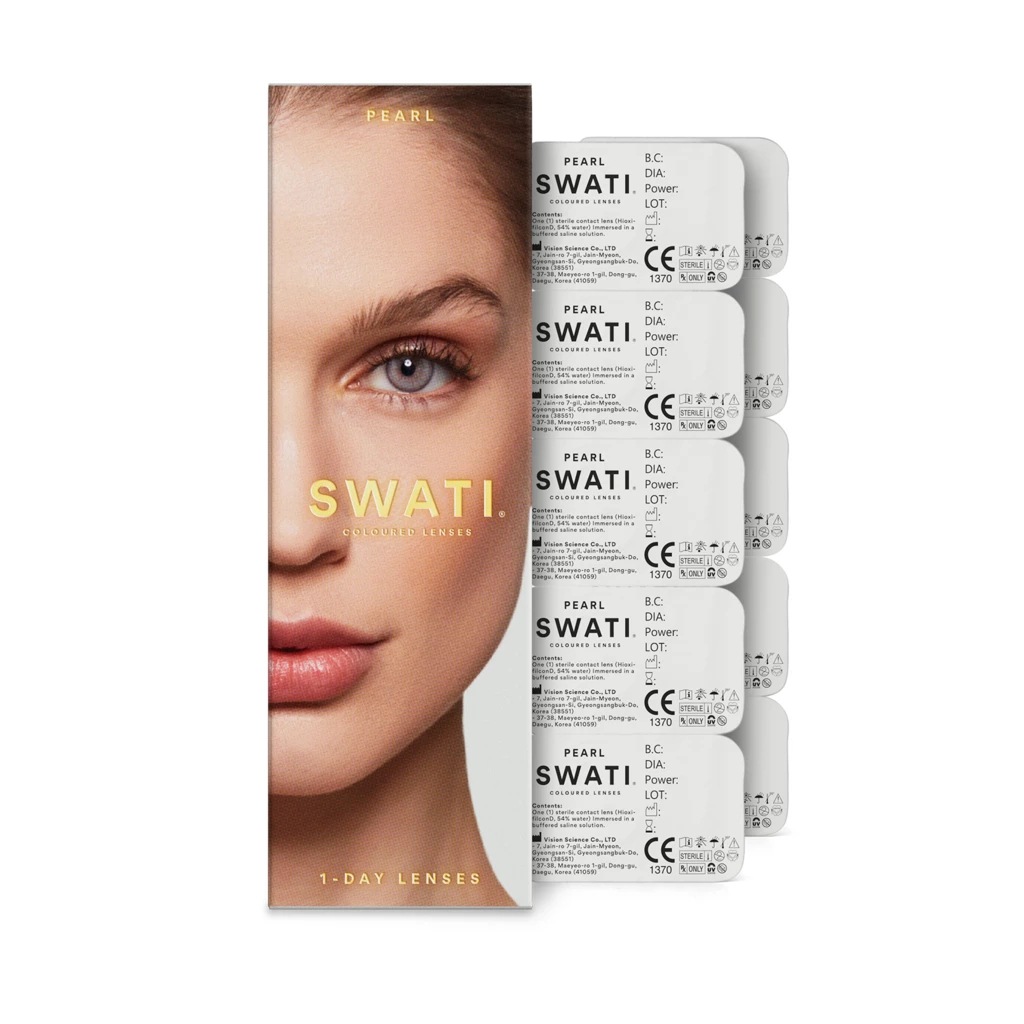 SWATI Cosmetics Coloured Lenses Pearl 1-Day Lenses