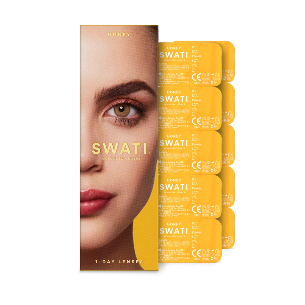 SWATI Cosmetics Coloured Lenses Honey 1-Day Lenses