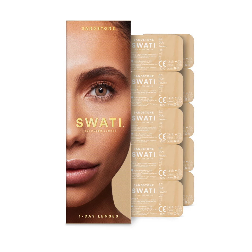 SWATI Cosmetics Coloured Lenses Sanstone 1-Day Lenses