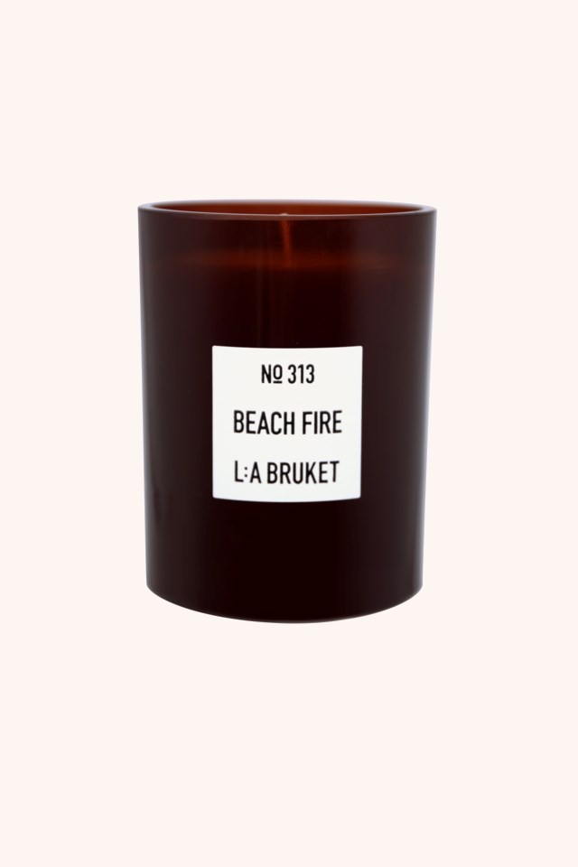 Candle Beach Fire A Bruket Candle Black Oak