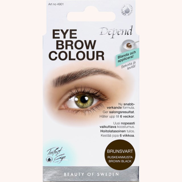 Eyebrow Colour Brown black