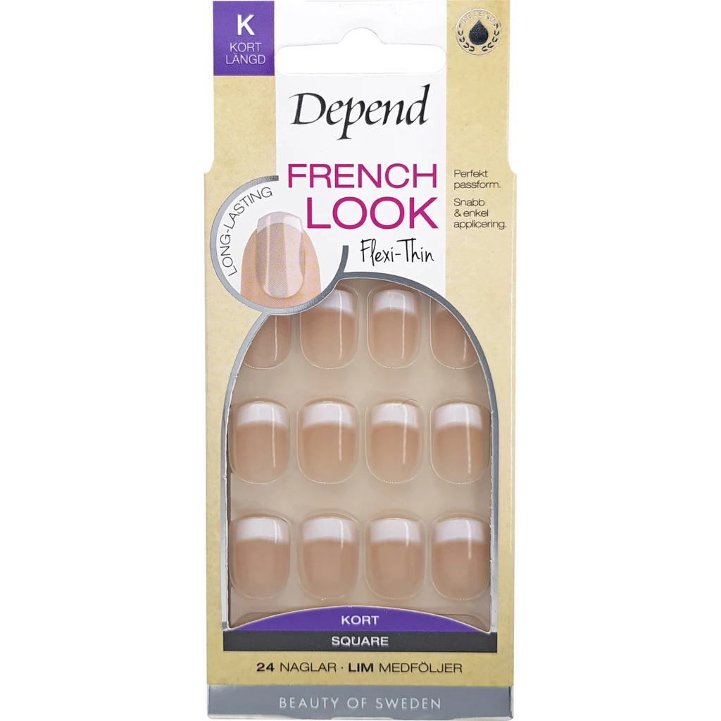 Depend French Look Short Square Beige