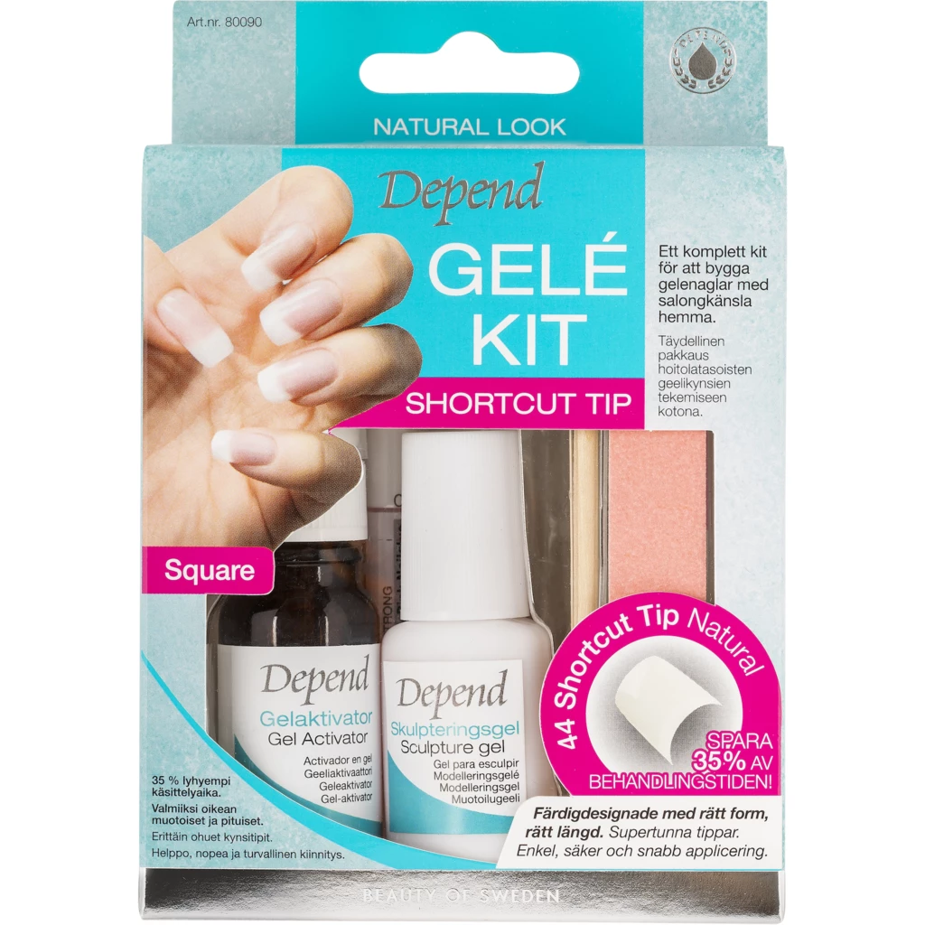 Depend Gel Kit French/Natural Look