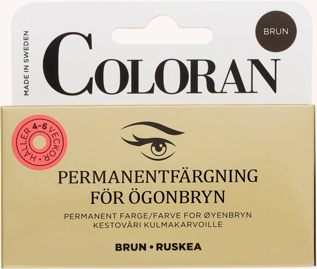 Coloran Permanent Eyebrow Color Brown