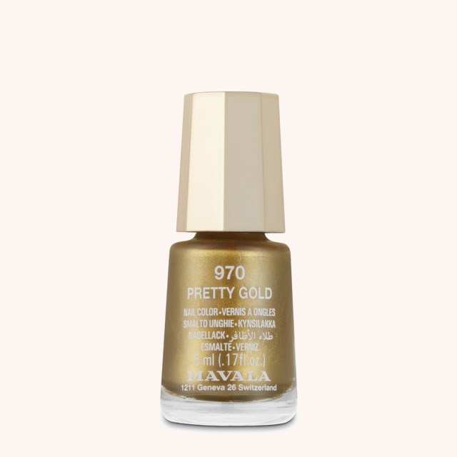 Mini Nail Polish - Pretty Rebel Colors 970 Pretty Gold