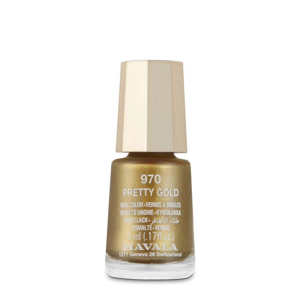 Mini Nail Polish – Pretty Rebel Colors 970 Pretty Gold