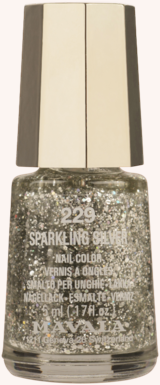 Mini Nail Polish 229 Sparkling Silver