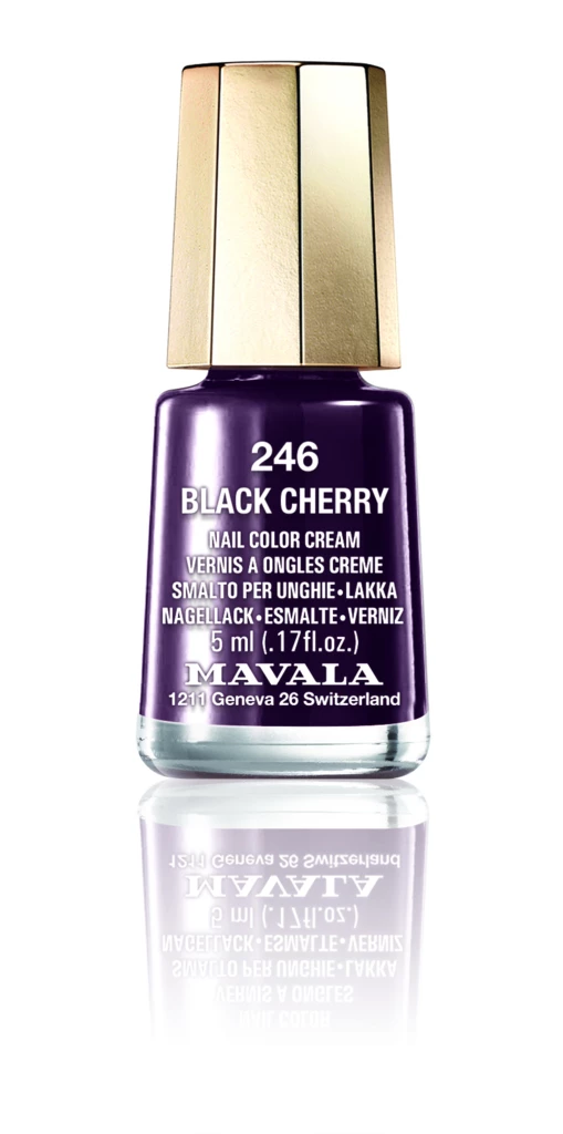 Mavala Mini Nail Polish 246 Black Cherry