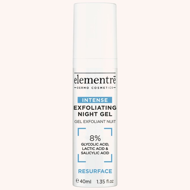 Exfoliating Night Gel - 8% Glycolic, Lactic, Salicylic Acids 40 ml