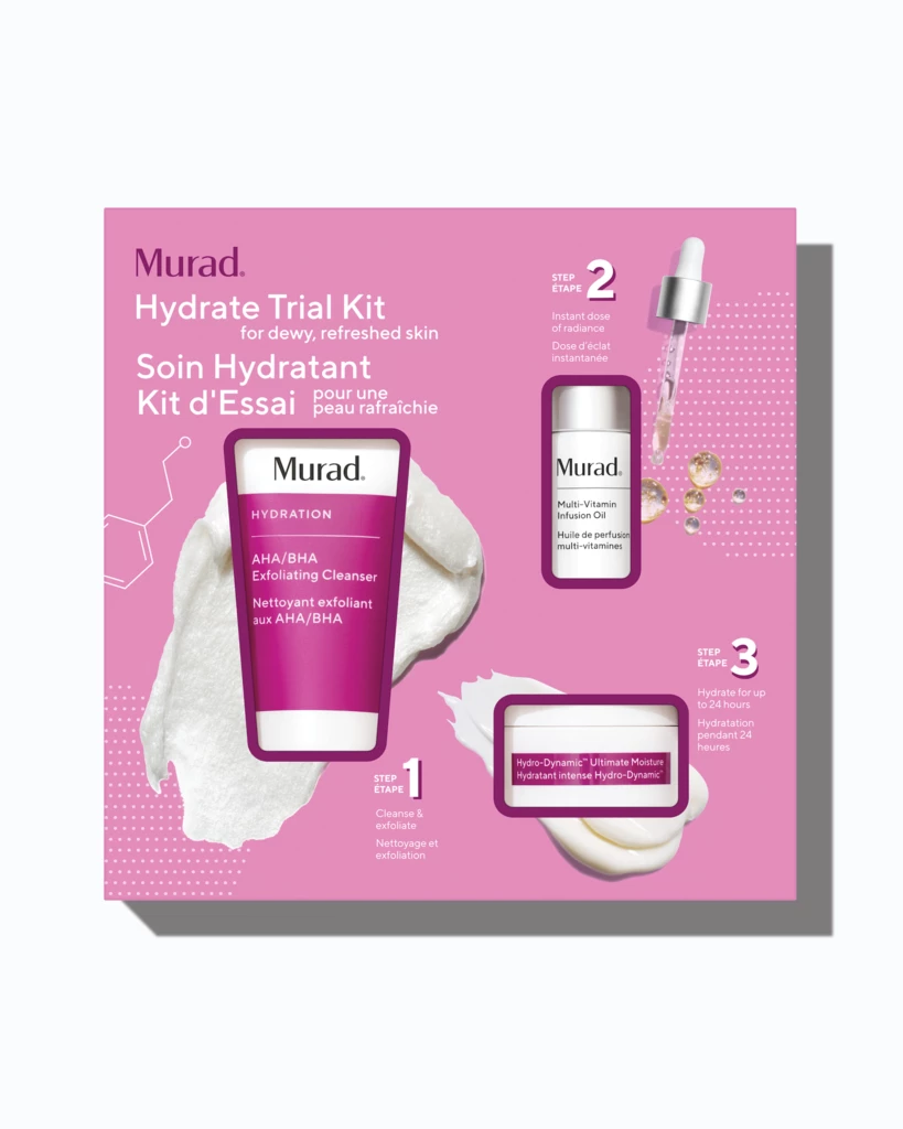 Hydrate Trial Kit For Dewy Refreshed Skin 85 ml