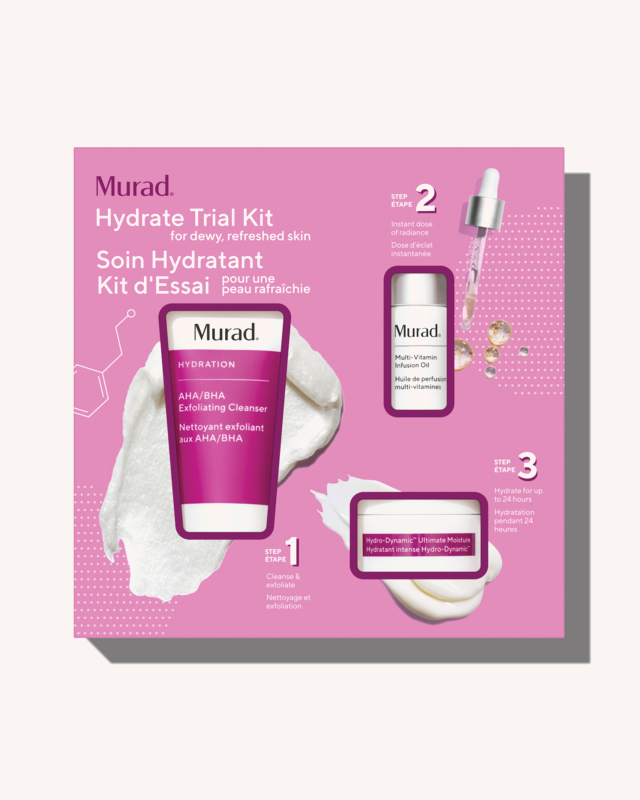 Hydrate Trial Kit For Dewy, Refreshed Skin 85 ml