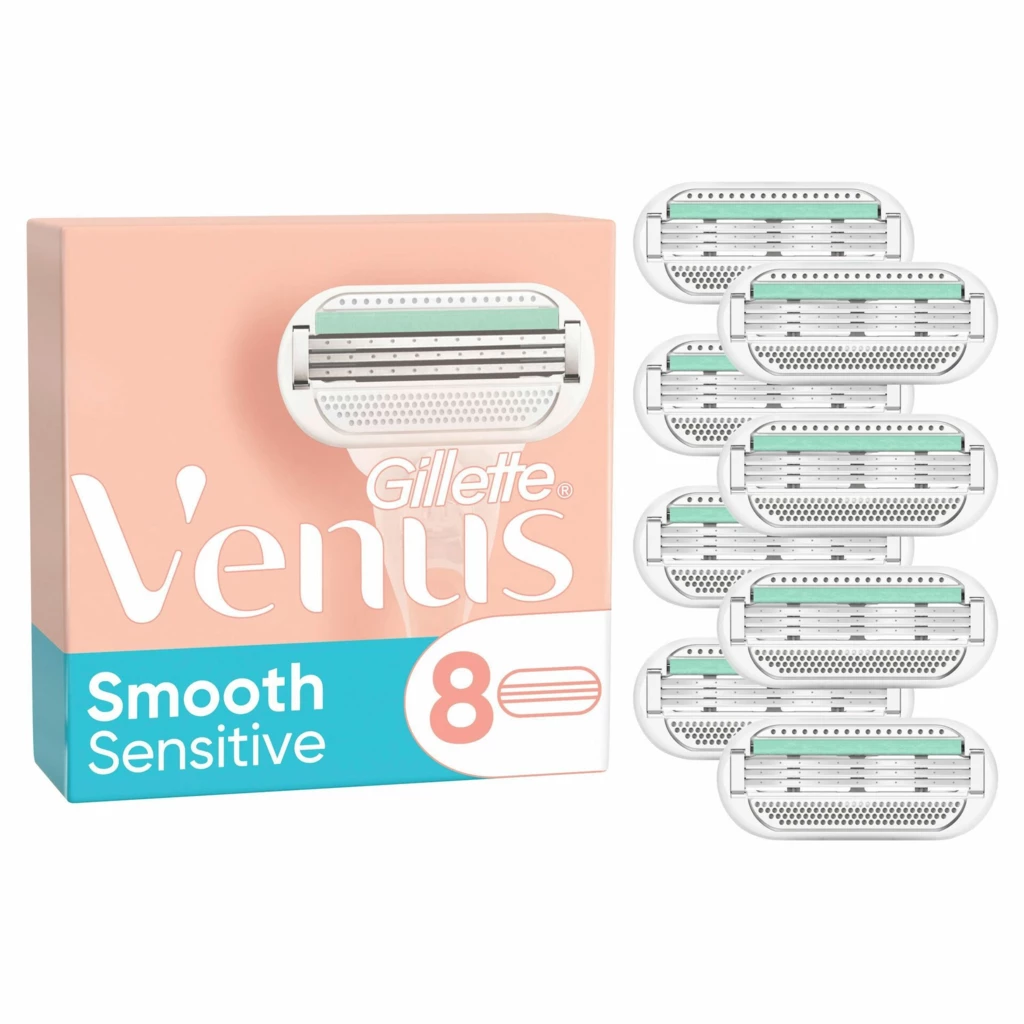 Venus Smooth Sensitive Razor Blades 8 pack