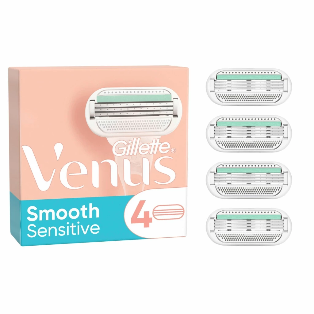 Venus Smooth Sensitive Razor Blades 4 pack