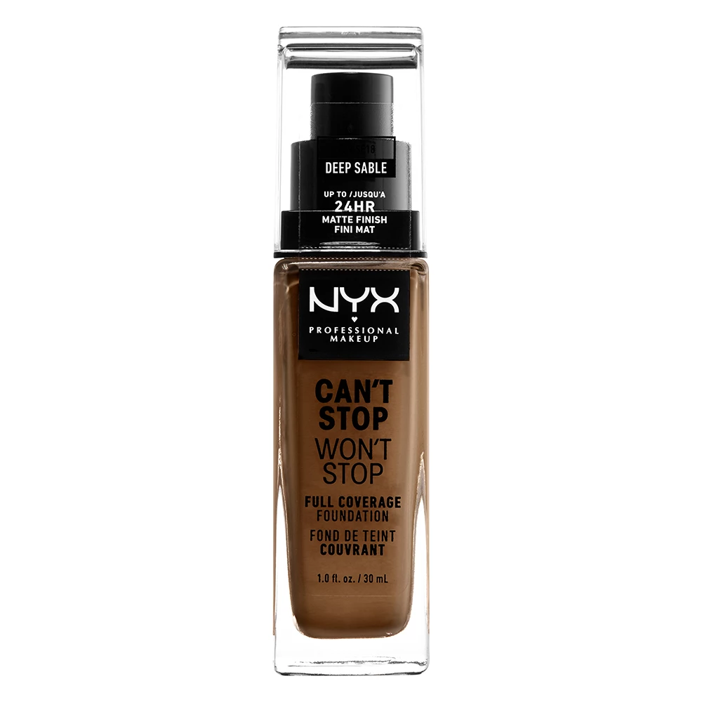 Can’t Stop Won’t Stop Foundation Deep Sable