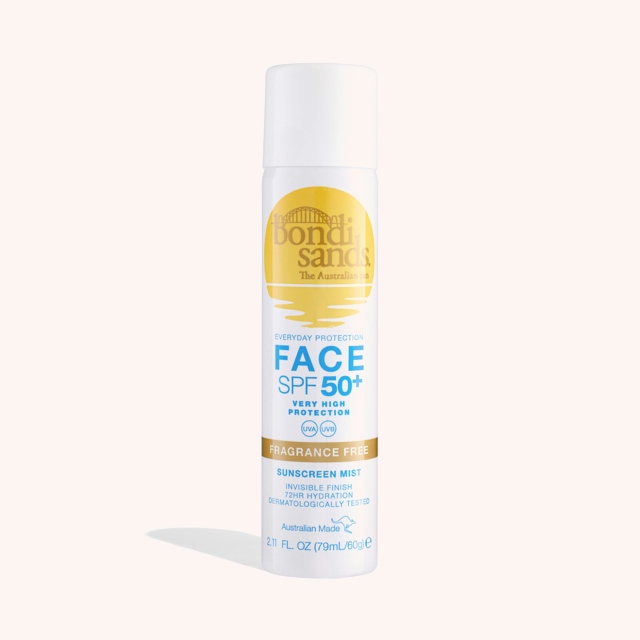 SPF50+ Fragrance Free Face Mist 79 ml