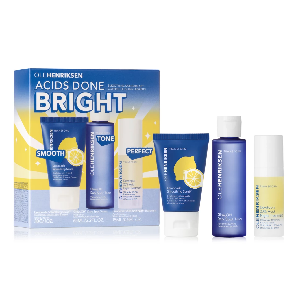 Acids Done Bright Smoothing Skincare Set 110 ml