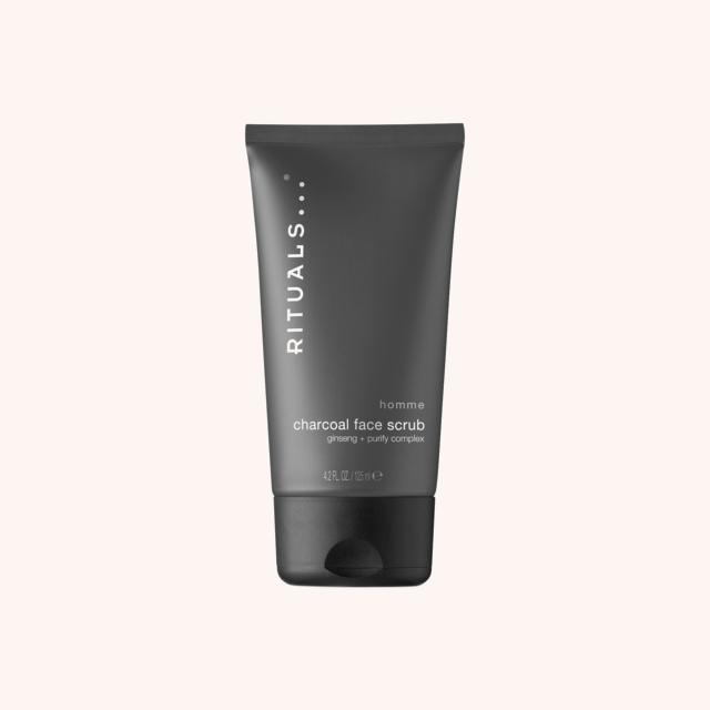 Homme Charcoal Face Scrub 125 ml