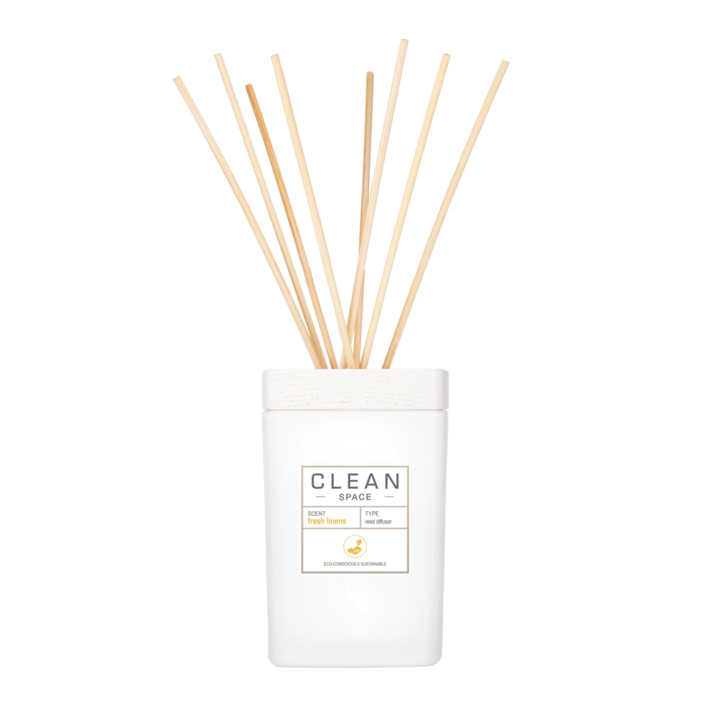 Clean Space Reed Diffuser Fresh Linens