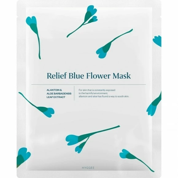 Hyggee Relief Blue Flower Mask