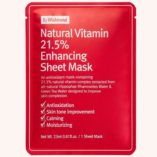 Natural Vitamin 21,5% Enhancing Sheet Mask