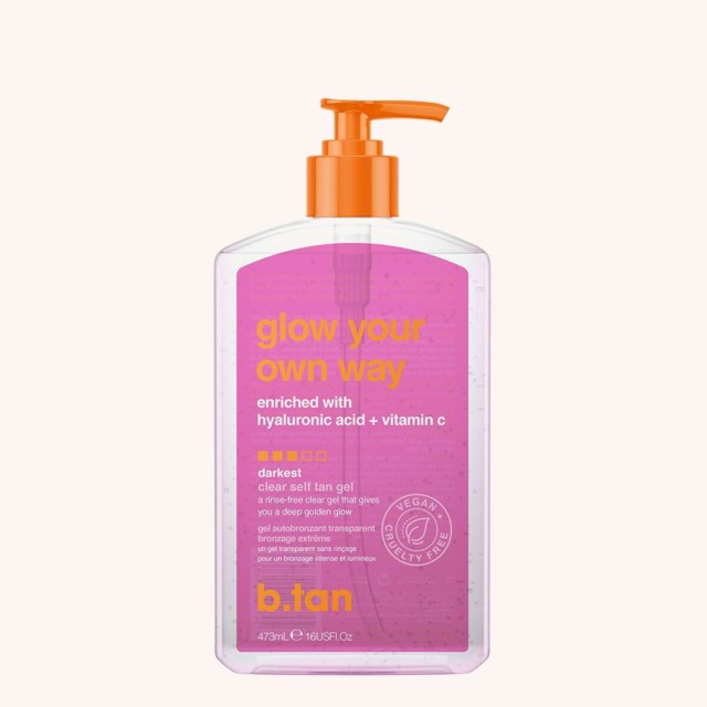 Glow Your Own Way Clear Self Tan Gel 473 ml