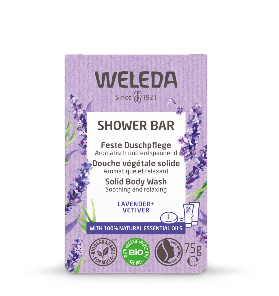 Weleda Solid Body Wash Lavender + Vetiver Soap