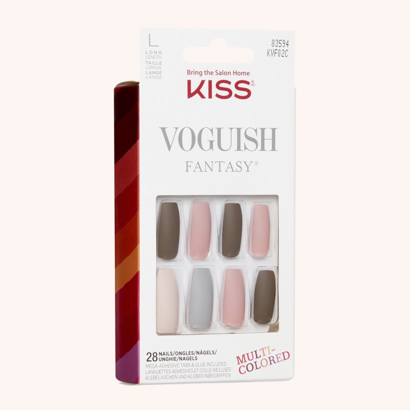 Kiss and Broadway Vougish Fantasy Artificial Nail 83593 Multicolor
