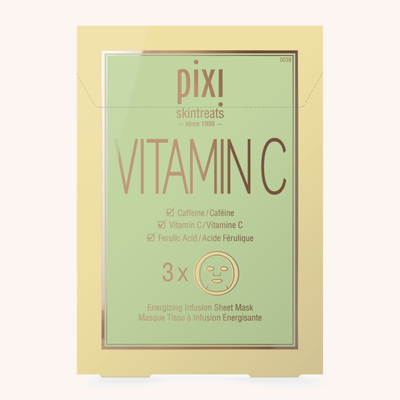 Pixi Vitamin-C Energizing Sheet Mask 3 pcs
