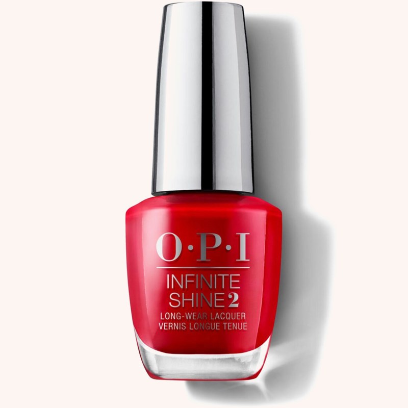 OPI Infinite Shine Nail Polish Big Apple Red